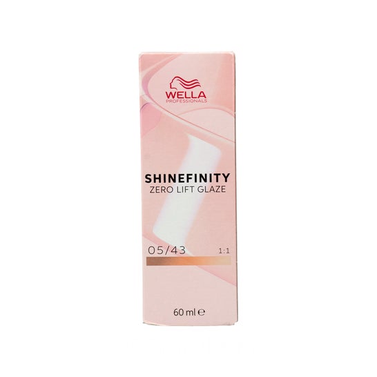 Wella Shinefinity Tinte Zero Lift Glaze Color 05/43 90ml