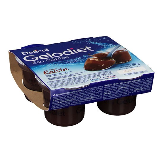 Gelodieto Delical Gel de Água Rais 4X120