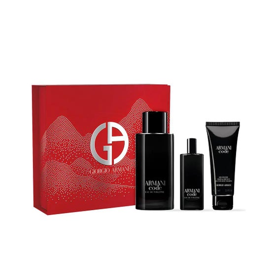 Giorgio Armani Code Men Set Edt 125ml + Edt 15ml + Gel Banho 75ml