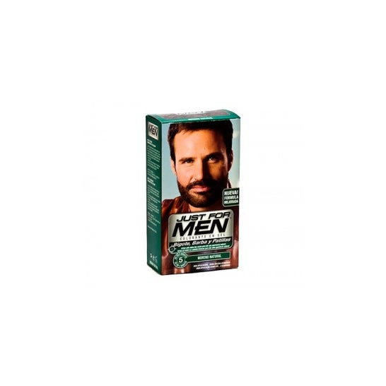 Just For Men gel de coloração marrom para bigode e barba 30ml