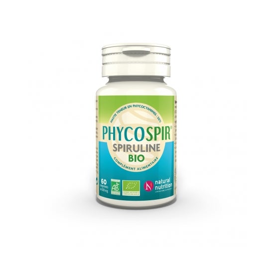 Nutrição Natural Phycospir Spirulina Orgânica 30caps