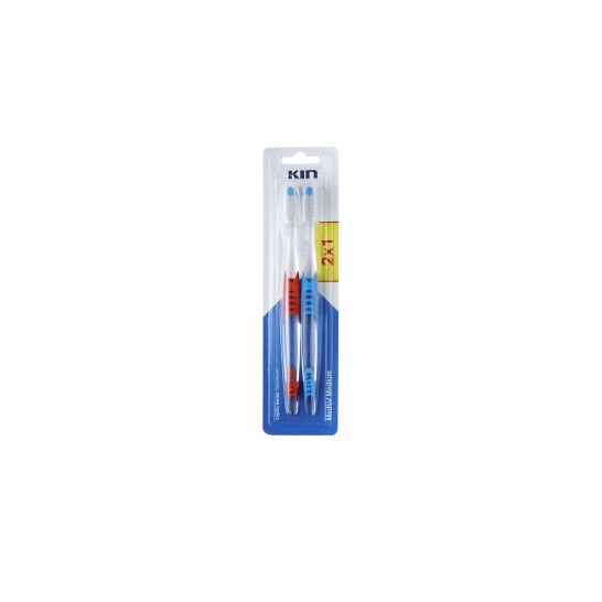 Kin Medium Escova Dental 2X1