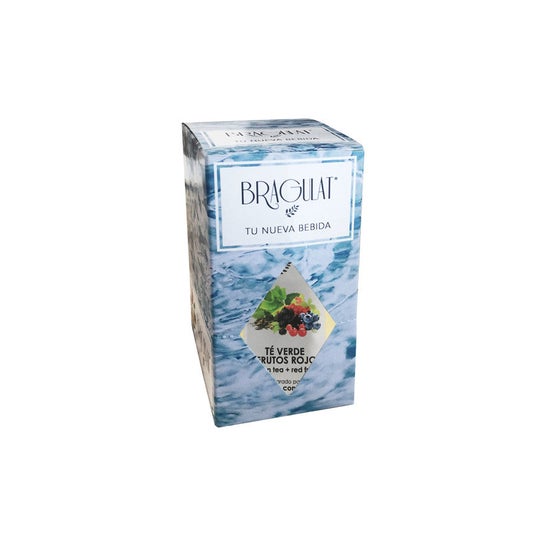 Bragulat Chá Verde & Frutas Vermelhas Bebida Solúvel 15X9g