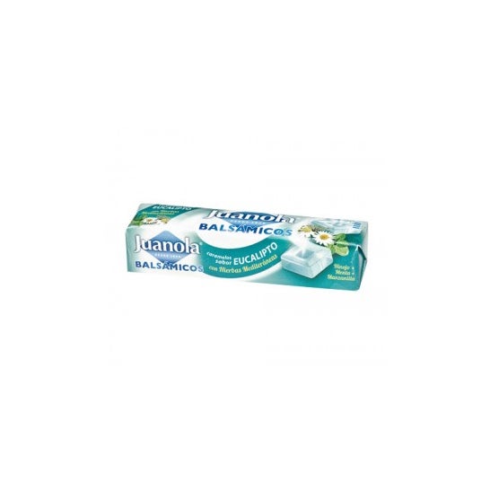 Juanola™ rebuçados balsâmicos sabor eucalipto e plantas medicinais 30g
