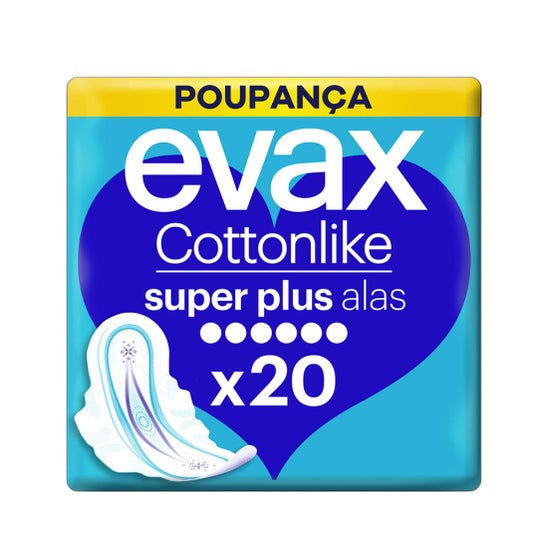 Evax Cottonlike Super Plus Abas 20 Unidades