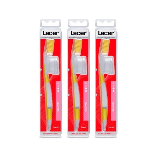 Lacer Pack Soft Brush 3x2 Unidades