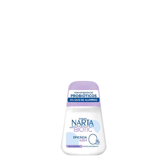 Garnier Narta Biotic Desodorizante Roll-On Pele Sensível 50ml