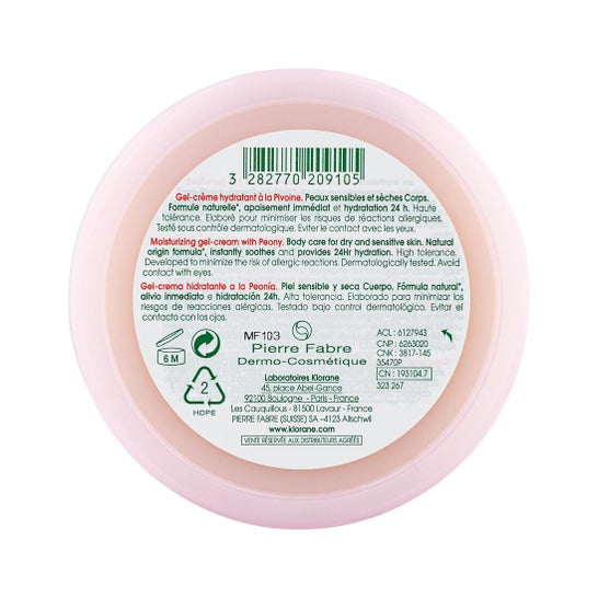 Klorane Peony Cream Gel 200 ml