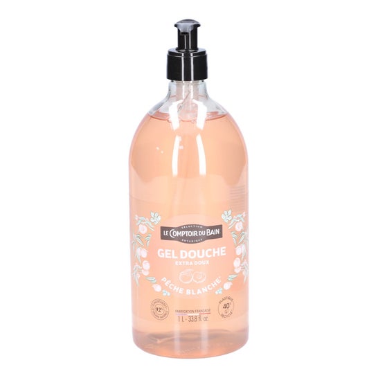 Le Comptoir du Bain Gel de Banho Pêssego Branco 1L