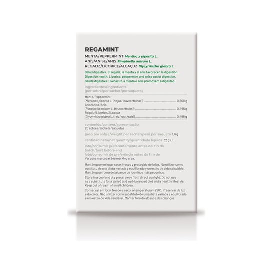 Soria Natural Regamint infusão 20 filtros