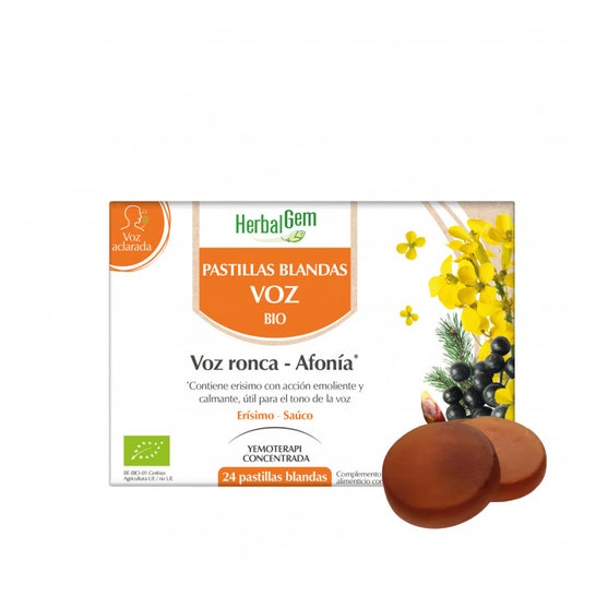 Herbalgem Soft Tabs Bio Voice Hoarse-Aphonia 24comp