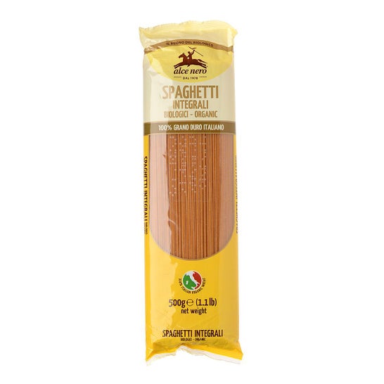 Alce Nero Esparguete Nero Trigo Intg N3 500gr