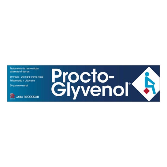 Jaba Recordati Procto-Glyvenol Creme Tratamento Hemorróidas 30g