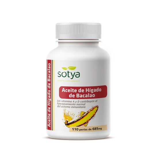 Sotya bacalhau fígado 685mg 110 pérolas