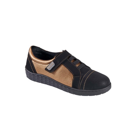 Pulman Chut Pu1143 Sapato Preto/ouro T37 1 Par