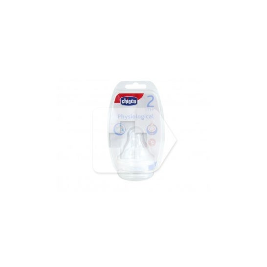 Tetina de silicone Chicco ™ Boca larga tamanho médio do fluxo 2 2uds