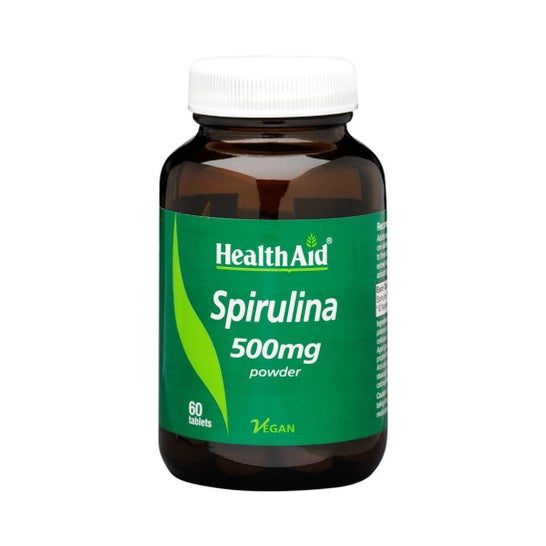 Spirulina Saudável (Spirulina Platensis) 500 Mg 60 Comprimidos