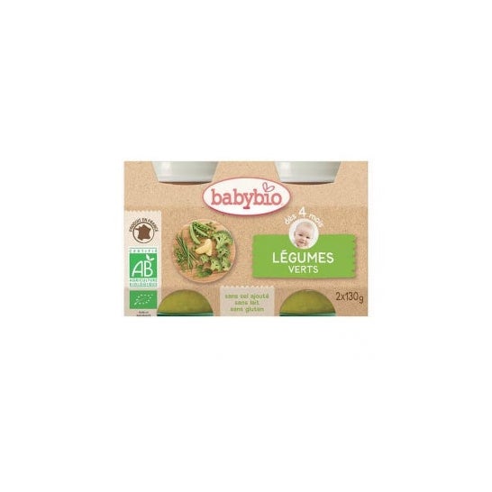 Babybio Pdt/Green Bean 2X130g
