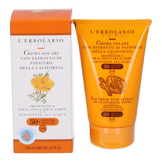 L’Erbolario Creme Solar Rosto e Corpo SPF50+ 125 ml