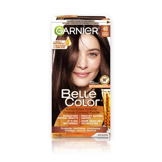 Garnier Belle Color Kit Permanent Hair Coloring Moka Brown