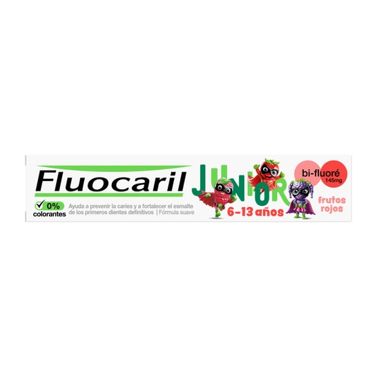 Pasta de Frutas Vermelhas Fluocaril Júnior 75ml
