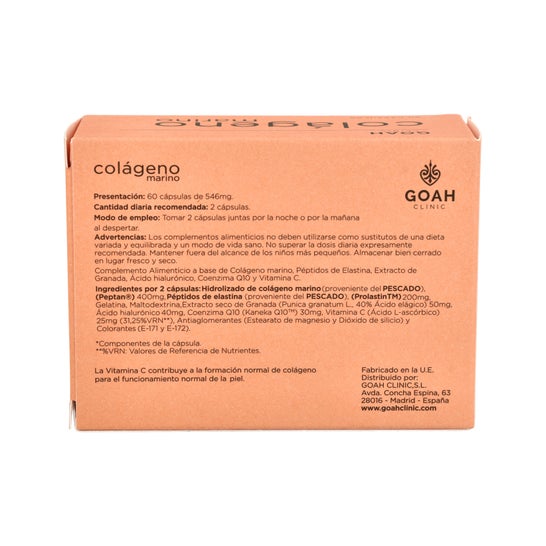 Clínica Goah Colágeno Marinho 60caps