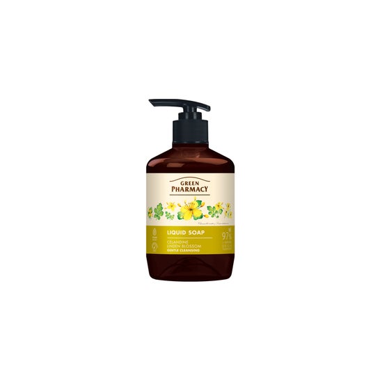 Green Pharmacy Sabonete Líquido Celidónia e Flor de Tília 460 ml