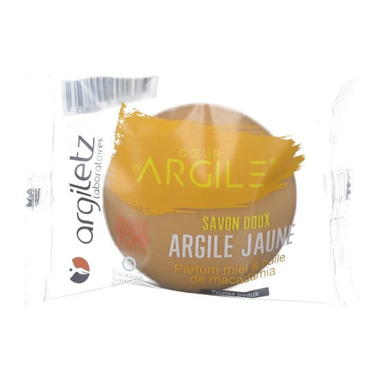 Argiletz Sabonete de Mel Suave e Suavizante e Argiletz Argiletz 100g de argila amarela