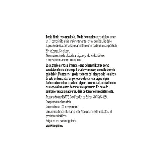 Solgar Vitamina B12 100comp