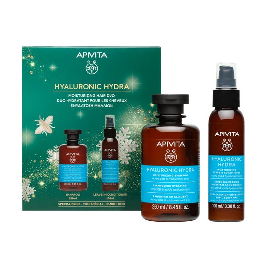 Apivita Cofre Hyaluronic Hydra Champô + Condicionador Sem Enxágue