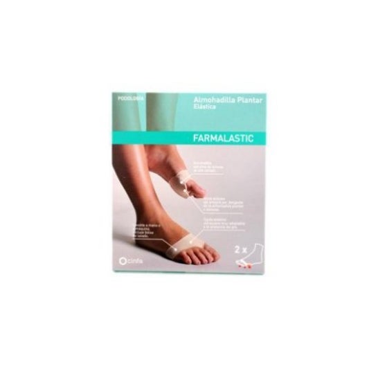 Almofada plantar em gel de Farmalastic tamanho 36-38
