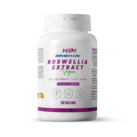 HSN Extracto de Boswellia Serrata 15:1 340mg Boswellin®️ 120vcaps