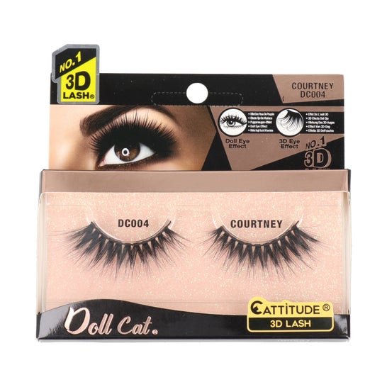 Ebin New York Doll Cat Cattitude 3D Lash Courtney 1 Par