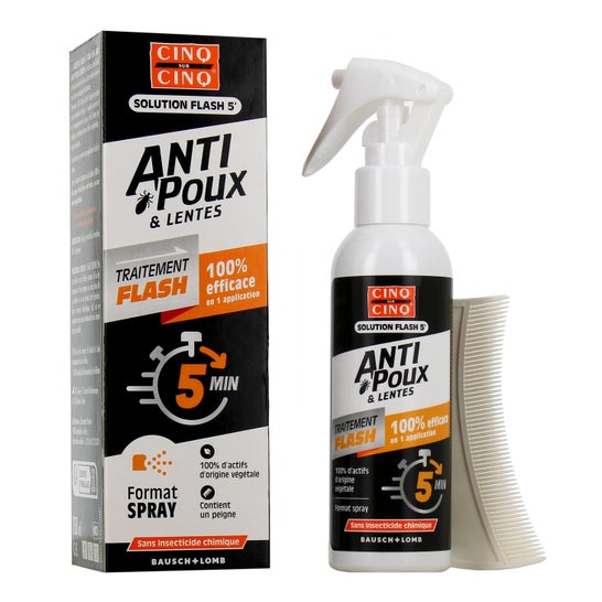 Cinq sur Cinq Tratamento Flash Anti Piolhos & Lentes 150 ml