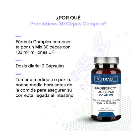 Nutralie Biprotics 30 Cepas Complex 60caps