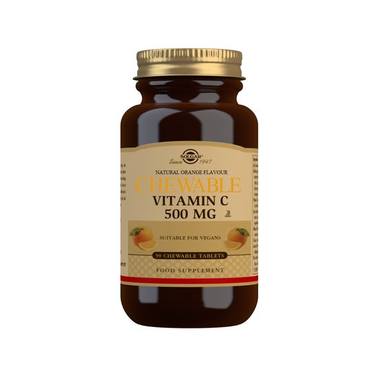 Solgar Vitamina C 500 mg Orange 90 Comp Chewables