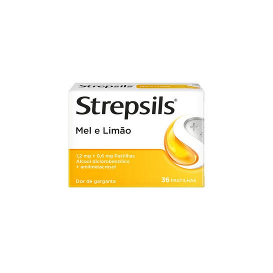 Strepsils Mel e Limão 1.2mg + 0.6mg 36 Pastilhas