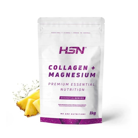 HSN Colágeno Hidrolizado + Magnesio 2.0 en Polvo Piña 1kg