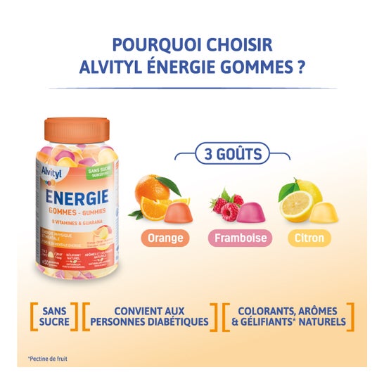 Alvityl Energia Gummies Guaraná 50 Unidades