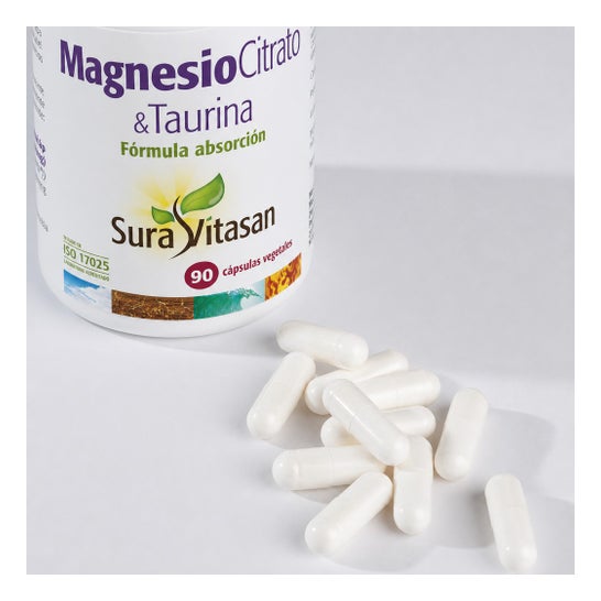 Sura Vitasan Magnésio Citrato & Taurina 90 caps