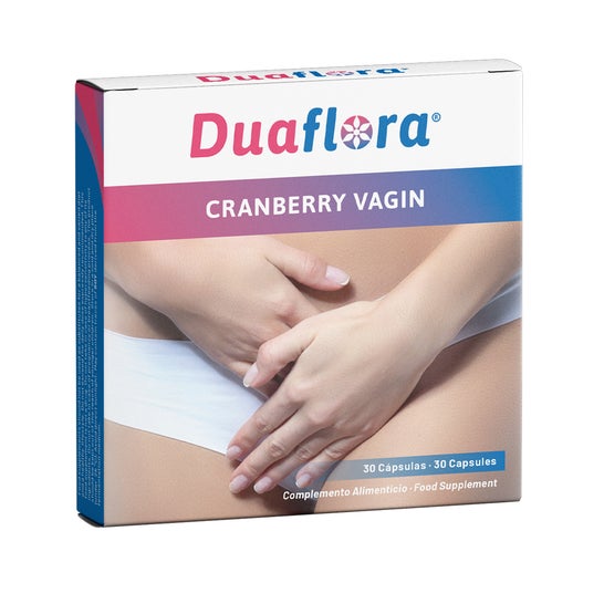 Duaflora Cranberry Probiótico Vaginal 30 Caps