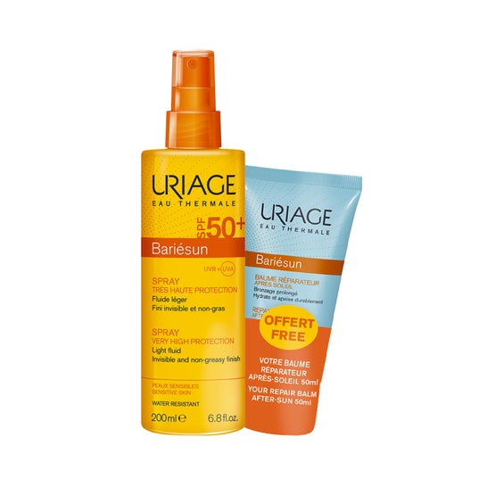 Uriage Pack Spray Spf50 200 Ml + After Sun Balm 50 Ml