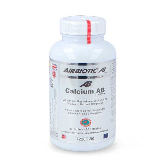 Complexo de cálcio Airbiotic ™ AB 90 comprimidos