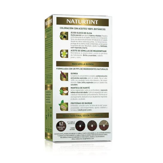Corante Naturtint Dye 6.7 Chocolate Light Corante Naturtint Dye 6.7 Chocolate Light