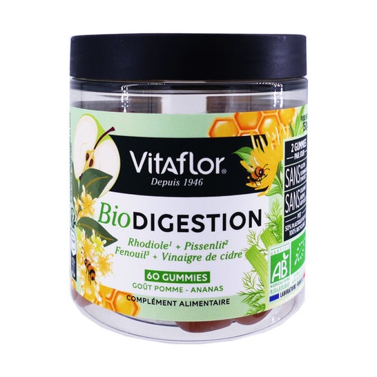 Vitaflor Bio Digestão Gummies Maçã Abacaxi 60 Unidades