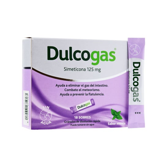 Dulcogas Simeticona 125mg 18 saquetas