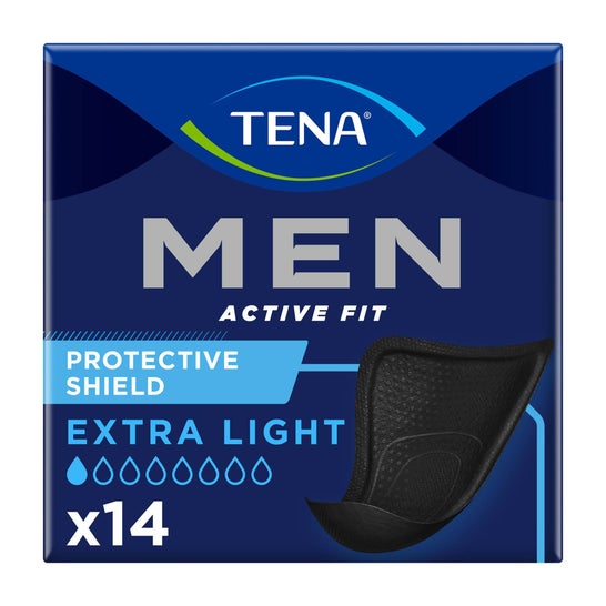 Tena Men Extra Thin Protective Shield 14 peças
