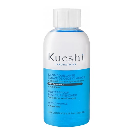 Kueshi bifásico removedor de maquiagem 125ml à prova d 'água