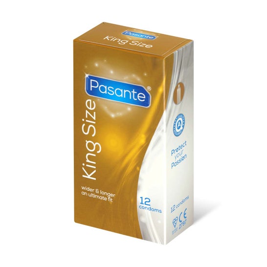 Pasante Pack Preservativos King Longer & Wider 12 pcs