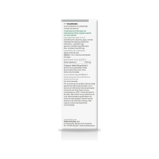 Soria Complemento Extracto Valeriana Xxi 50ml